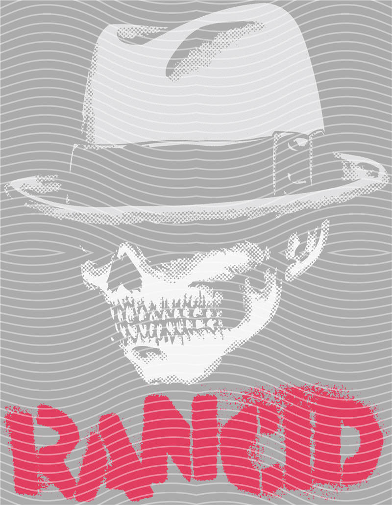 Metal band half-tone-MB 84